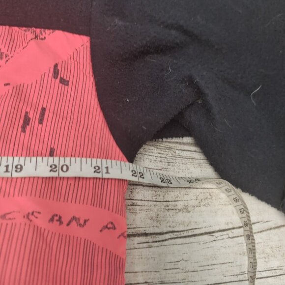 Vintage Ocean Pacific Mind Over Board Fleece Quarter Zip Black With Surf Motif - Picture 4 of 9